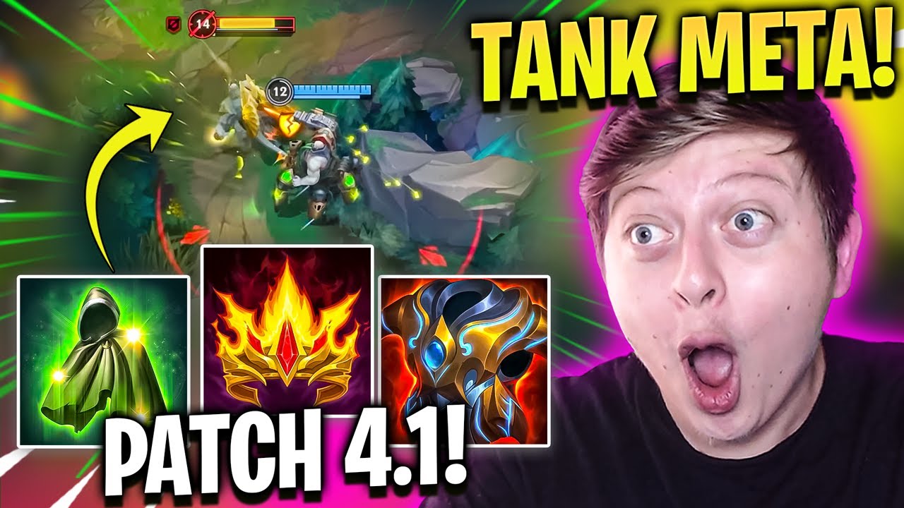 WILD RIFT PATCH 4.1 | BROKEN TANK META IS COMING! (OP NEW ITEMS) + NEW CHAMPS TWITCH AND URGOT!