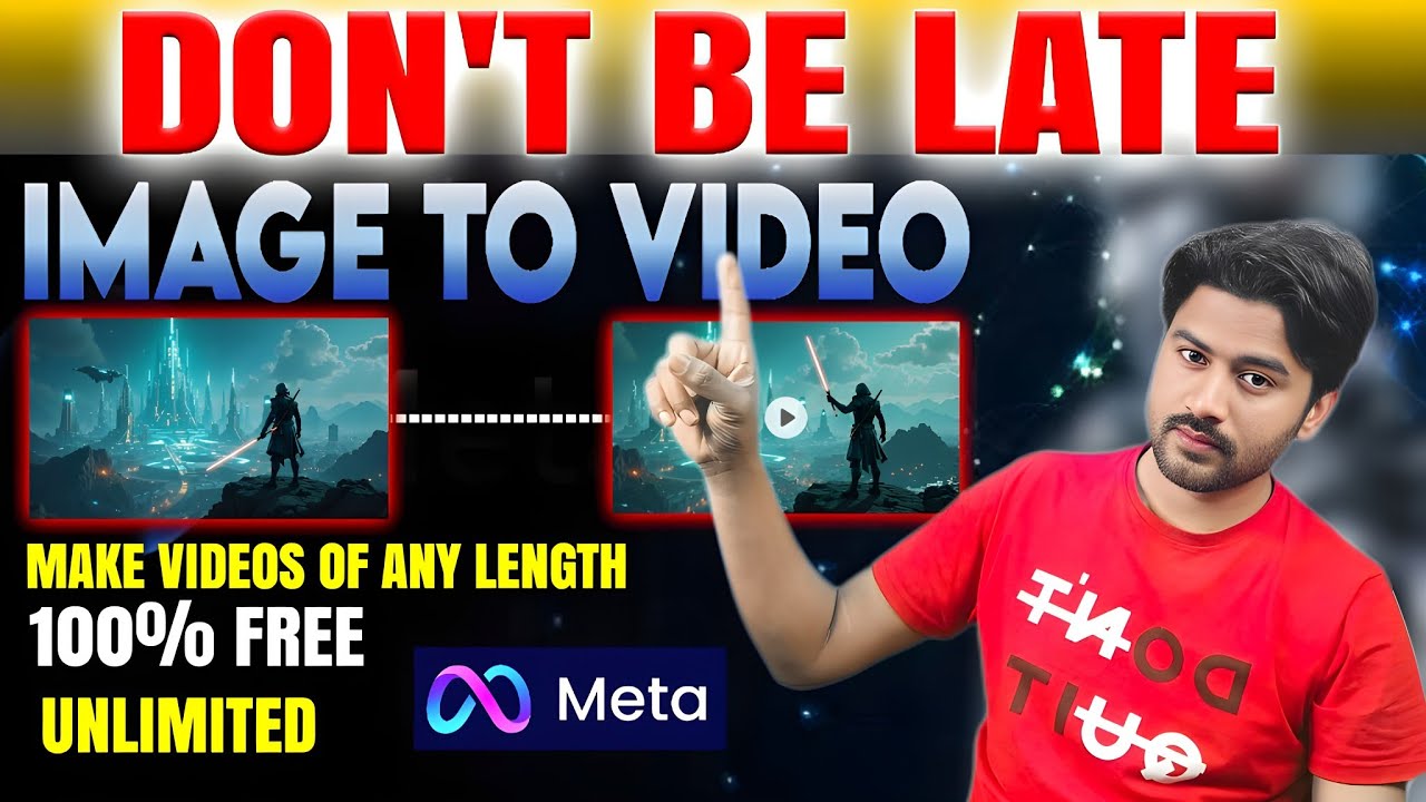 Unlimited Image to Video Ai Generator | 100% Free |Meta Ai se video kesay banayen| Complete Tutorial