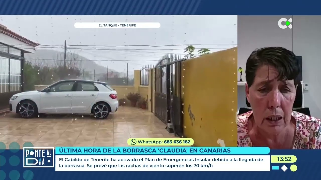 Incidencias en Arico, Fasnia y la isla baja por la borrasca Claudia