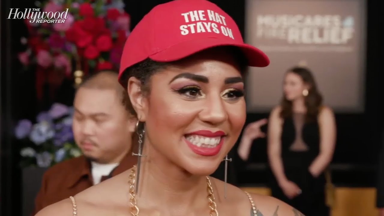 Joy Villa Makes a Pro-Trump Fashion Statement at the Grammys Red Carpet | Grammys 2025