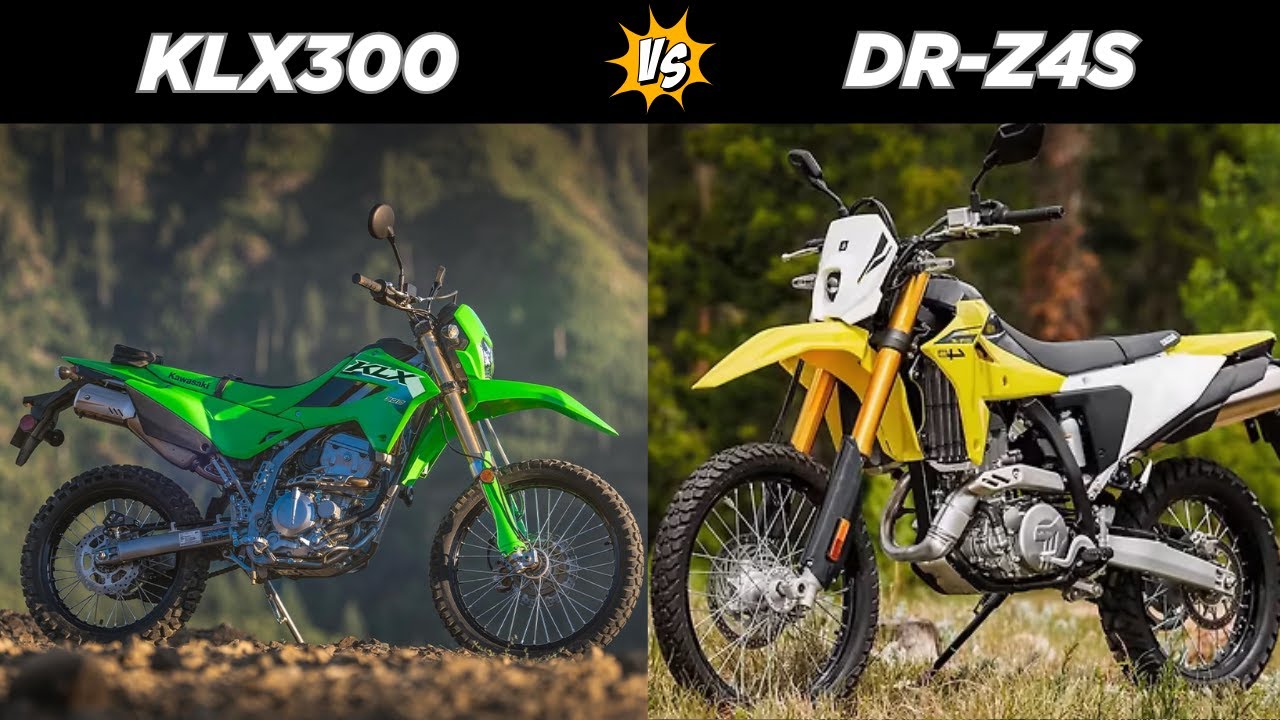 Название: Suzuki DR-Z4S 2025 против Kawasaki KLX300: полное сравнение мотоциклов двойного назначения