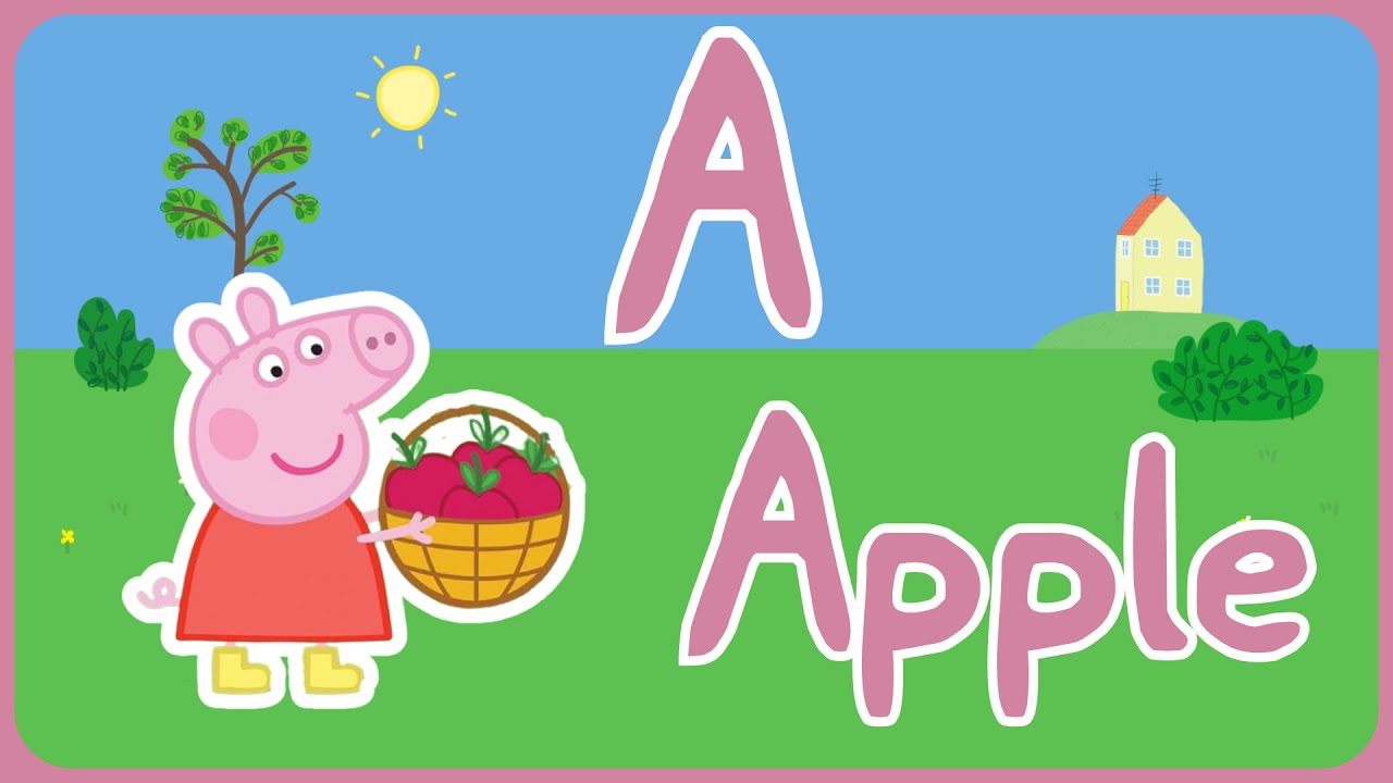 Peppa English Episodes | Peppa Pig Alphabet | Peppa Pig Characters | Learn With Peppa Pig | ABCD