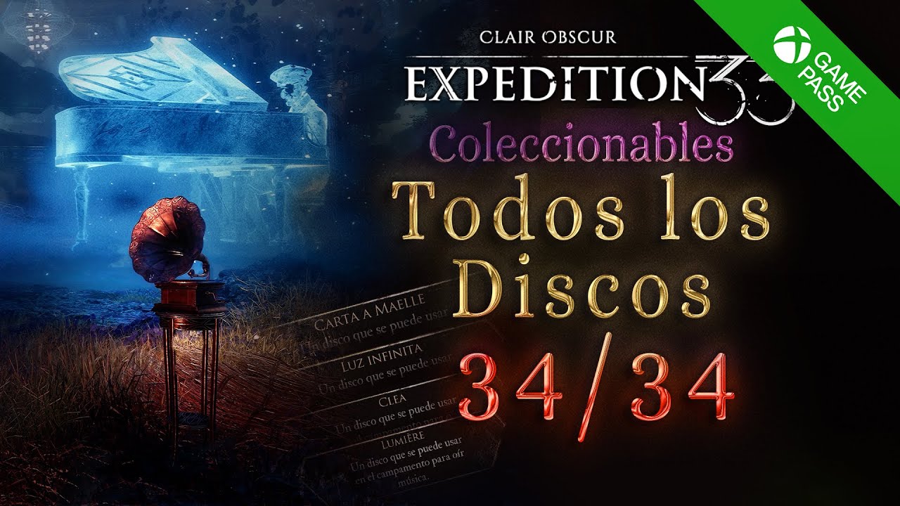 Todos los discos Clair Obscur Expedition 33 | Logro Connoisseur