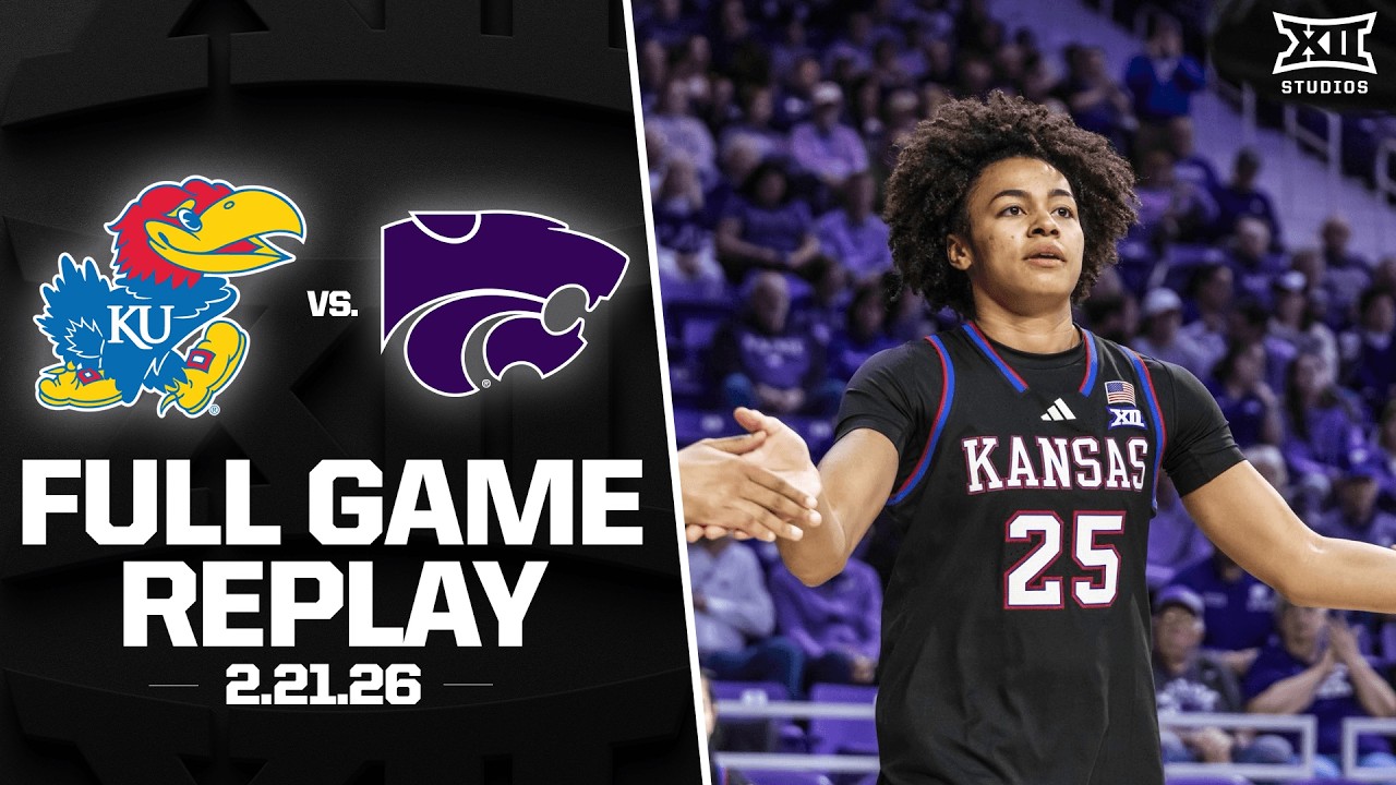 Kansas vs. Kansas State Full Game Replay (2.21.26) | 2025-26 Big 12 Women's Basketball