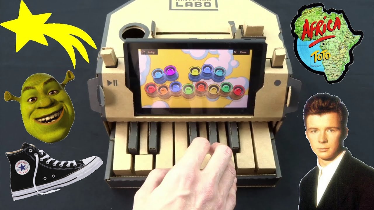 TOP 5 MEME SONGS PLAYED ON THE NINTENDO LABO PIANO