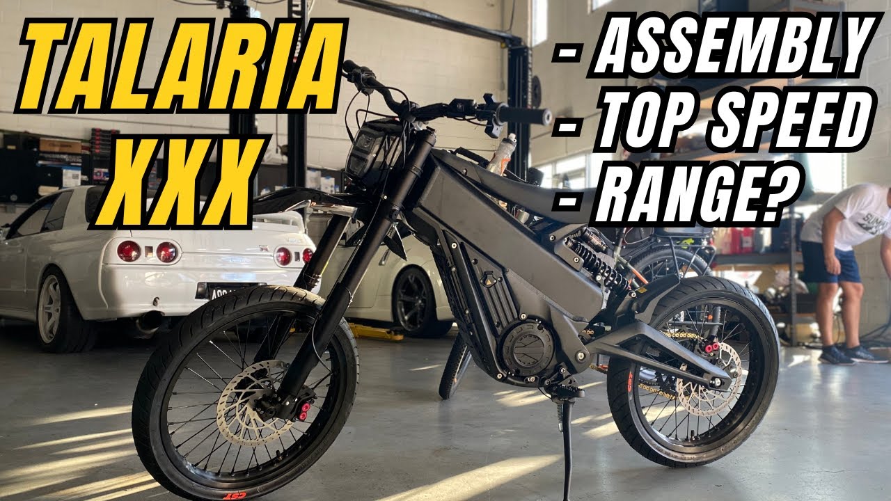 Talaria XXX Electric Dirt Bike - First Ride Top Speed Range Test