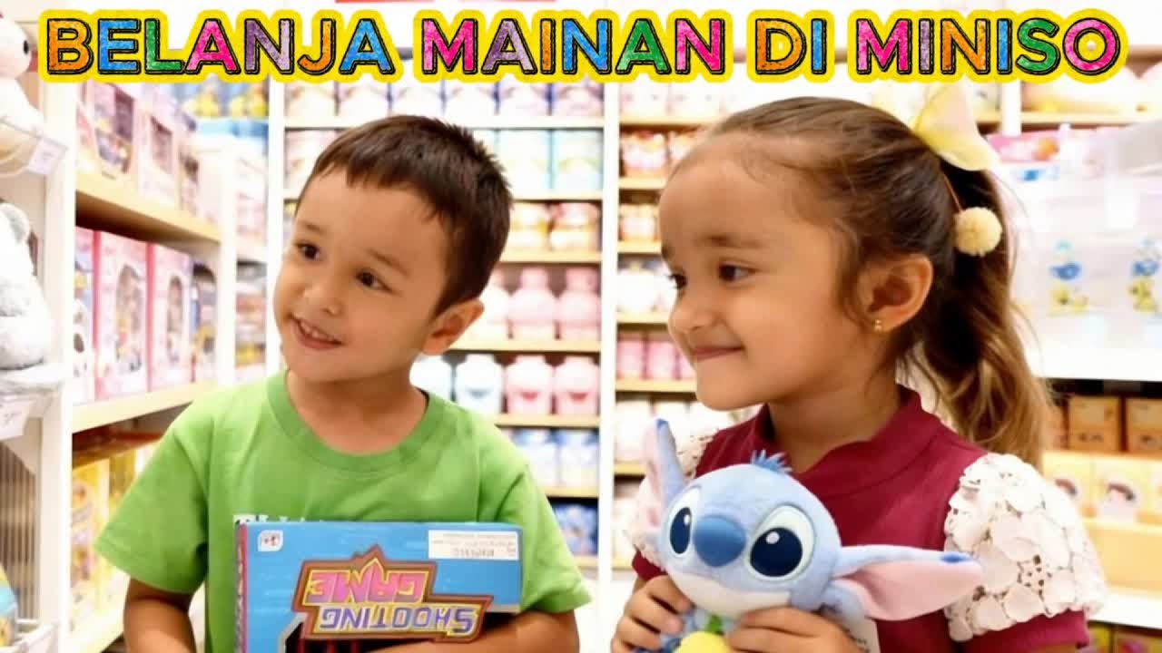 Benze & Sophia Belanja Mainan Lucu di MINISO! 🧸✨ Seru Banget!