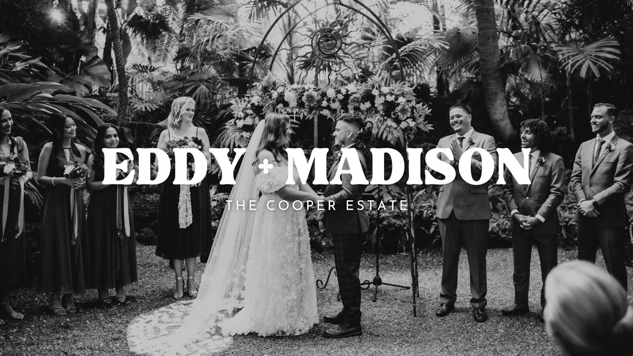 The Beautiful Wedding Of Eddy & Madison @ Cooper Estate Miami