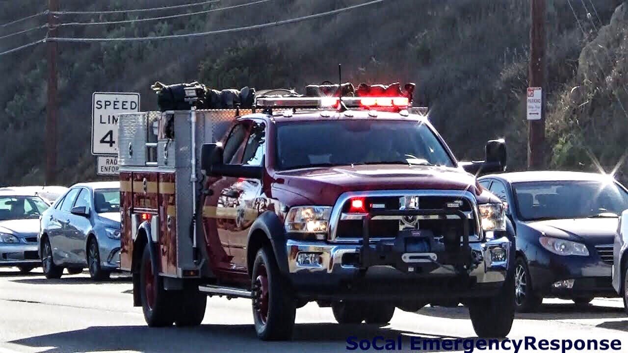 LACoFD Engine 70, NEW Patrol 70 & Squad 88 Responding