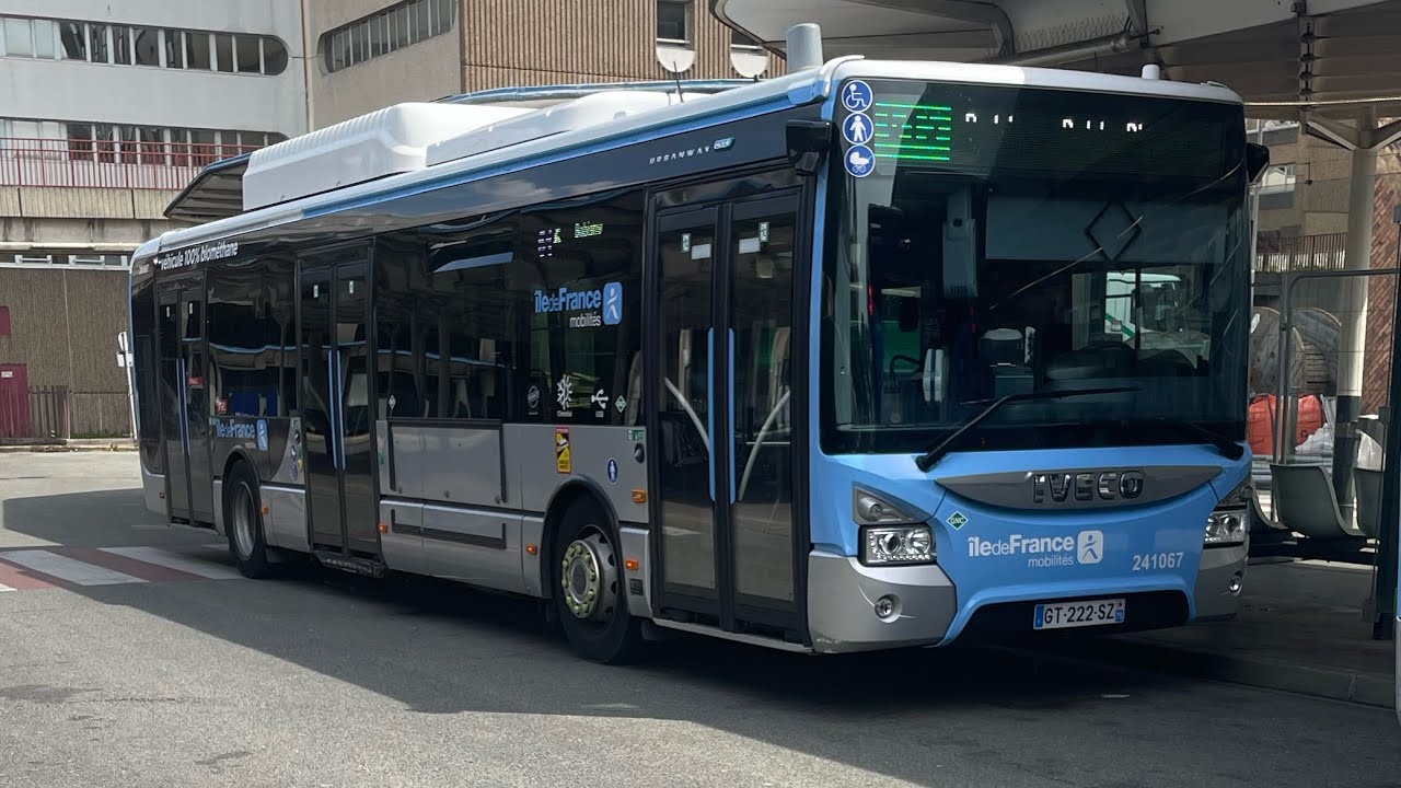 Iveco Urbanway 12 GNC €6 241080 IDFM Transdev TRA 🇫🇷