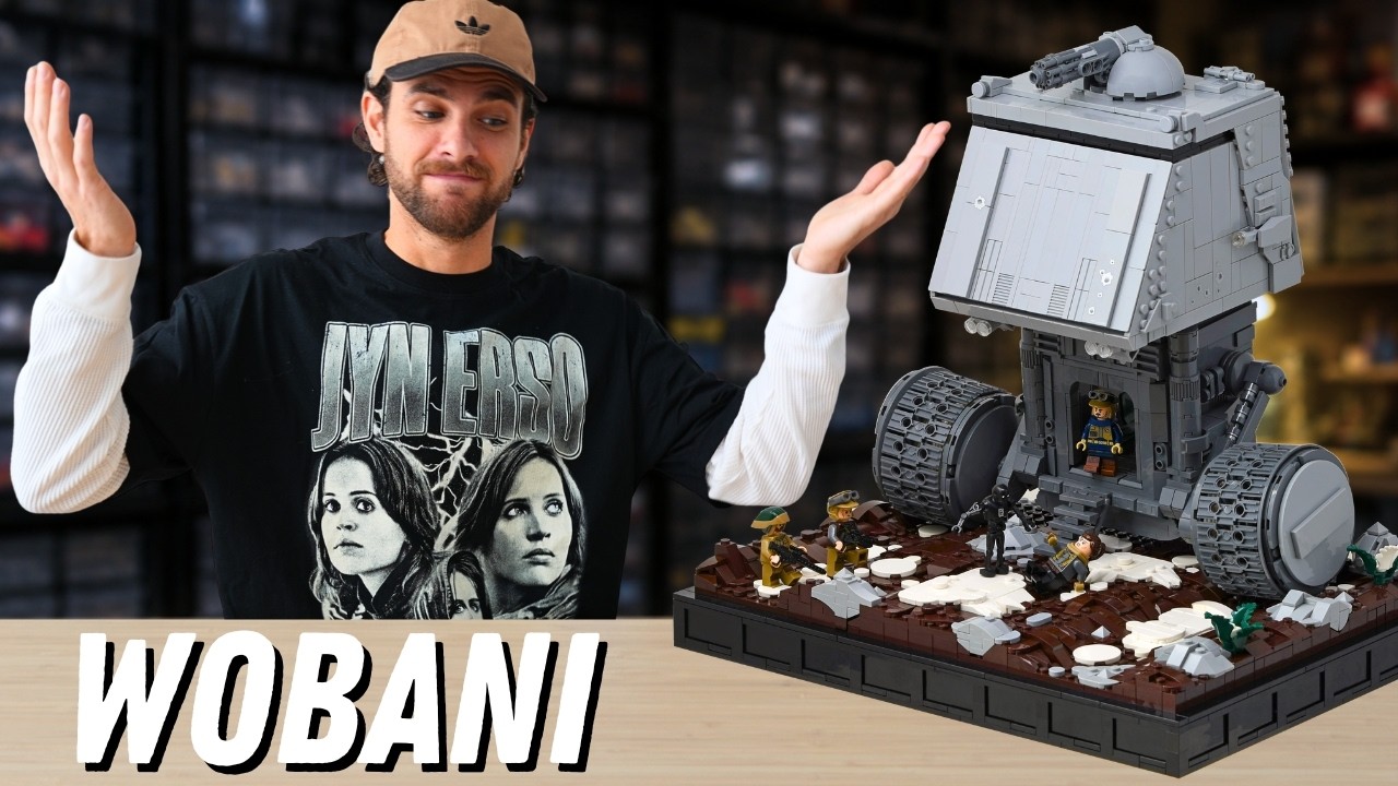 Я собрал клонированный турботанк из LEGO на острове Вобани.