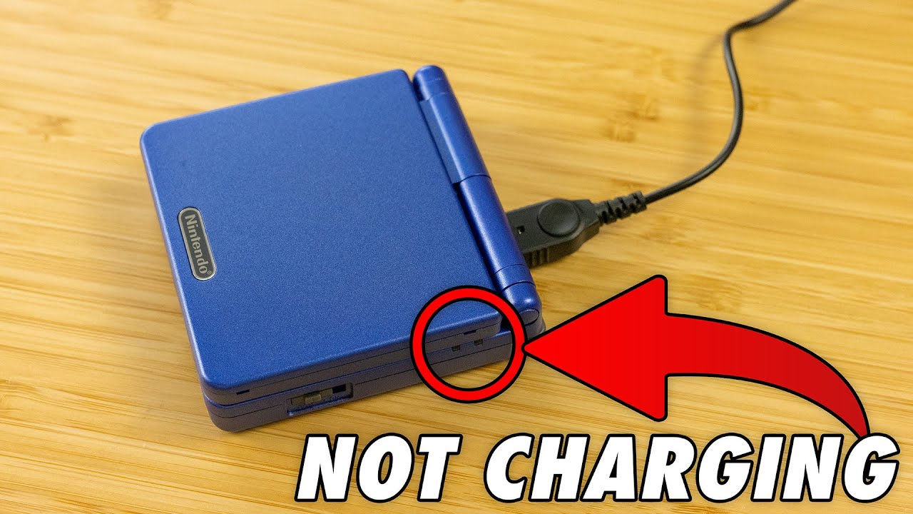 Как починить GBA SP, которая не заряжается...