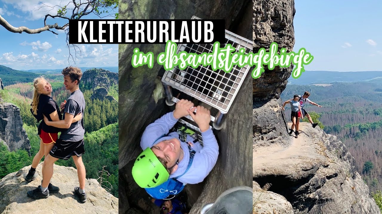 Kletterurlaub im Elbsandsteingebirge (Urlaub mit Freund, Sächsische Schweiz) // Aliana & Marcel