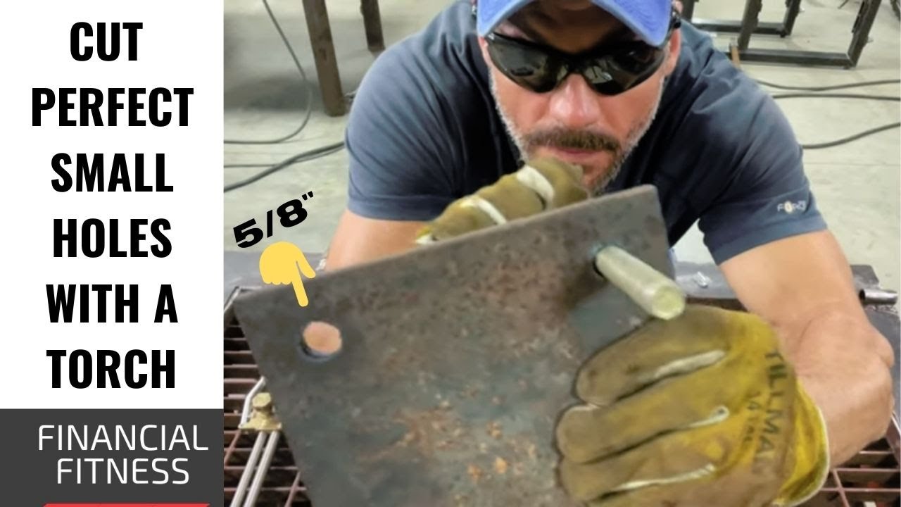 How to cut small holes with a torch without grinding