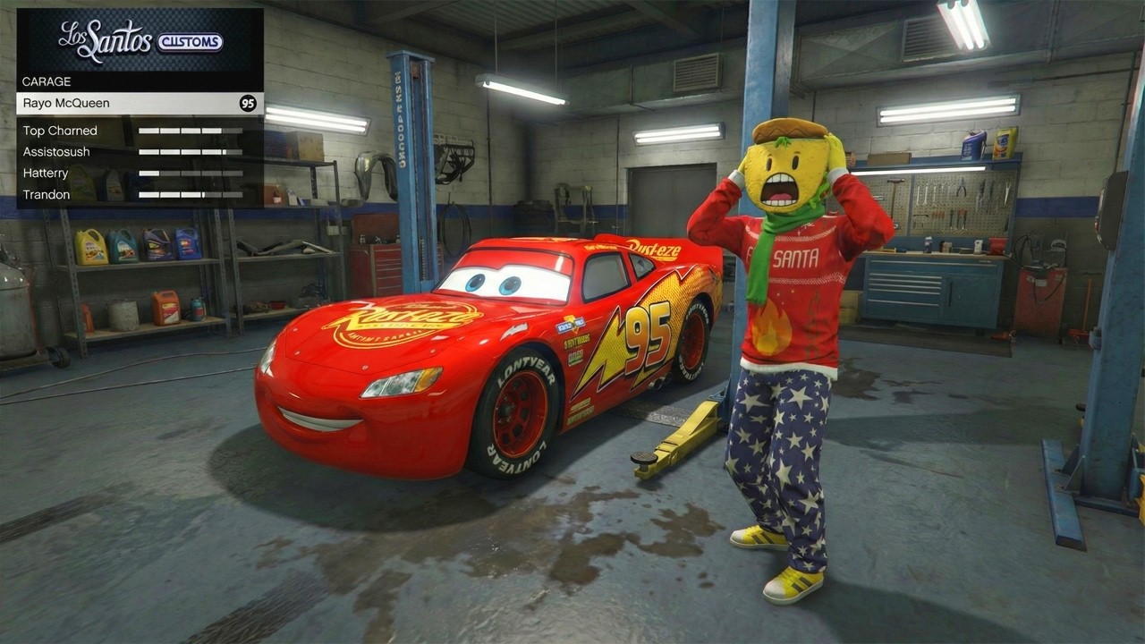 He COMPRADO a RAYO MCQUEEN en GTA 5 Online