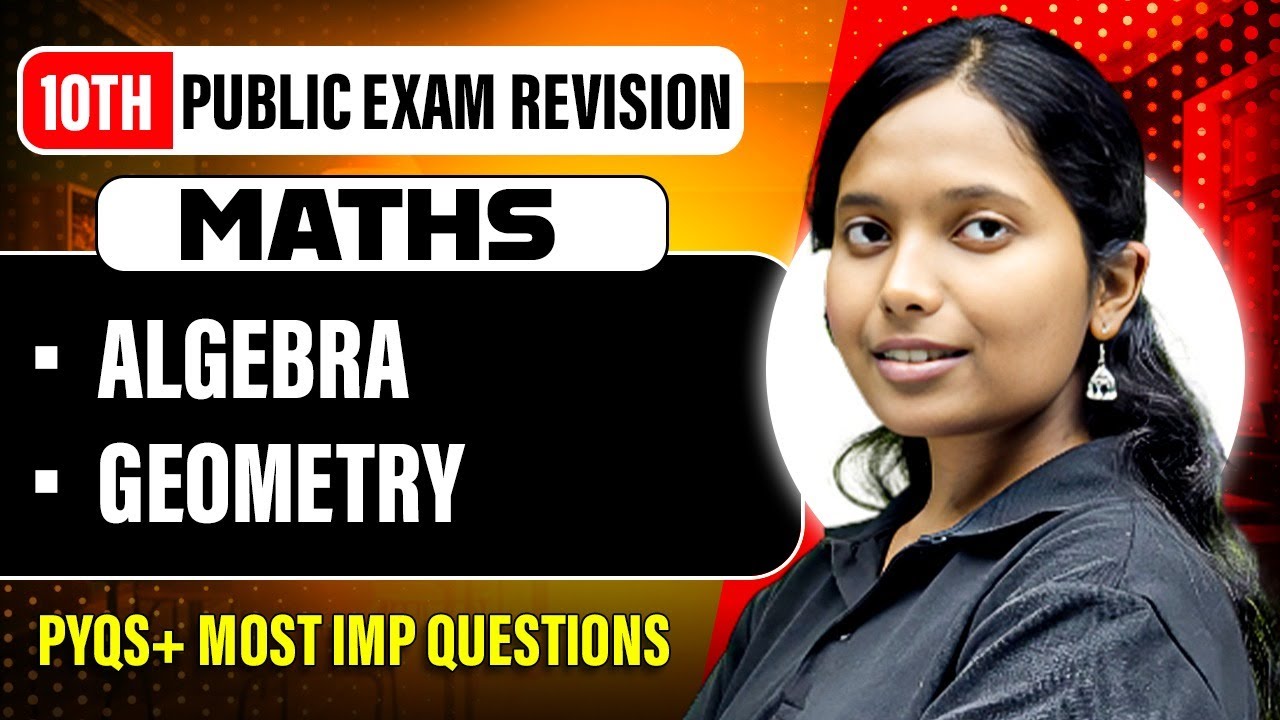 ALGEBRA & OTHER CHAPTER | MATHS | PUBLIC EXAM | Most Imp Questions & PYQ's 🔥🔥