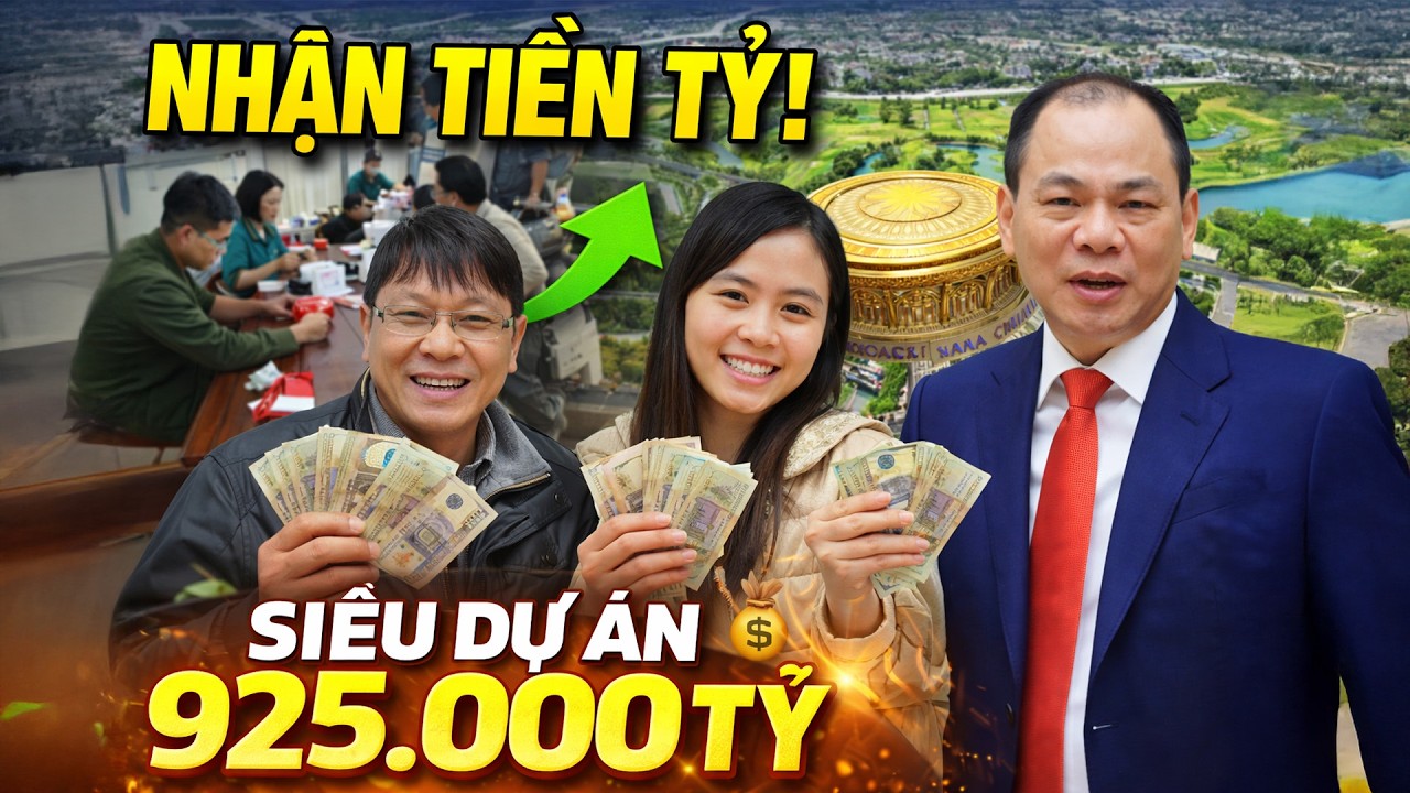 925.000 TỶ BÙNG NỔ! Dân Thanh Oai Xếp Hàng Nhận Tiền Đền Bù Siêu Dự Án Của Vingroup