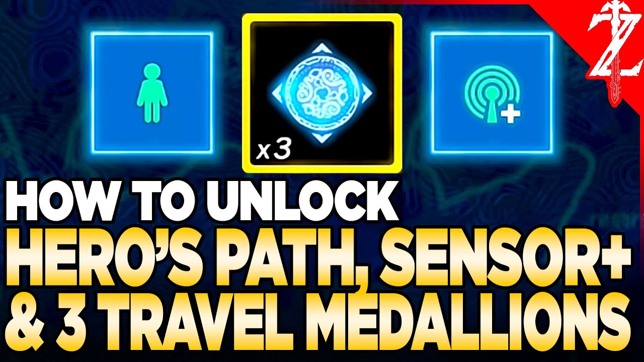 How to Get 3 Traveler's Medallions, Sensor +, & Hero's Path in Tears of the Kingdom