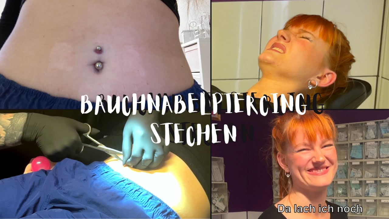 Ich lasse mir ein BAUCHNABELPIERCING STECHEN