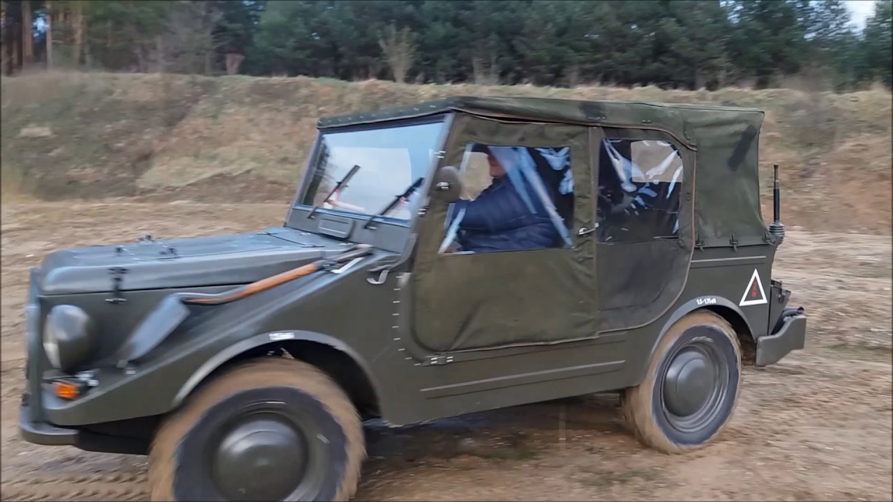 DKW Munga 4 jazda w żwirowni