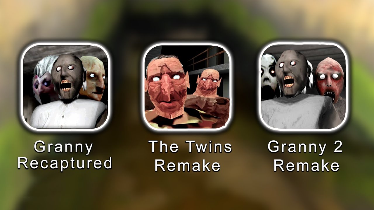Sewer Escape - Granny Chapter 2 Remake Vs The Twins Remake Vs Granny Recaptured Full Gameplay