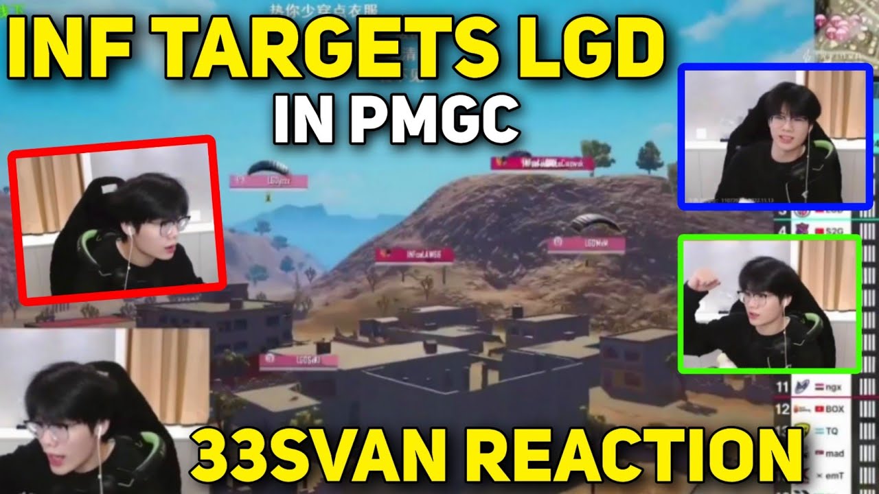 4AM 33Svan Reaction on INF🇧🇷 Targets LGD🇨🇳 in PMGC 2022 🔥😲
