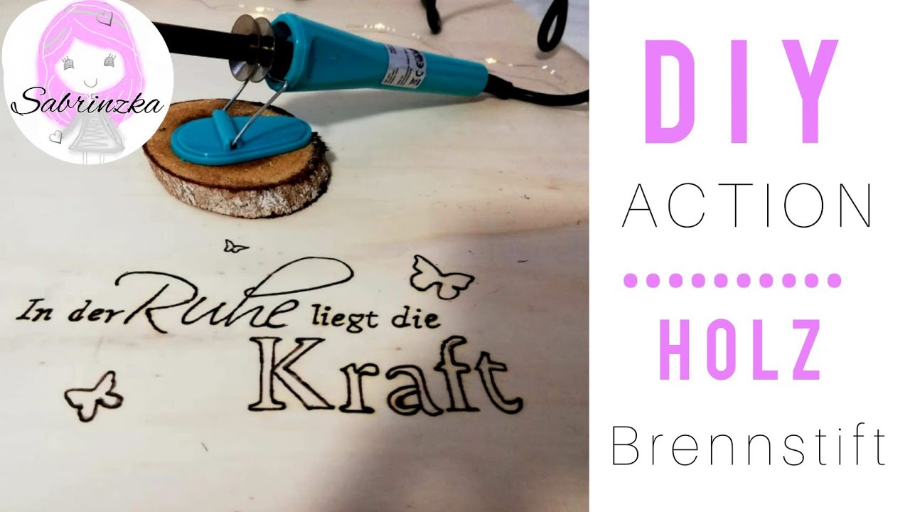 ACTION- HOLZBRENNSTIFT - TEST - Brandmalkolben- REFLECTION TRACER- WOOD BURNING PEN