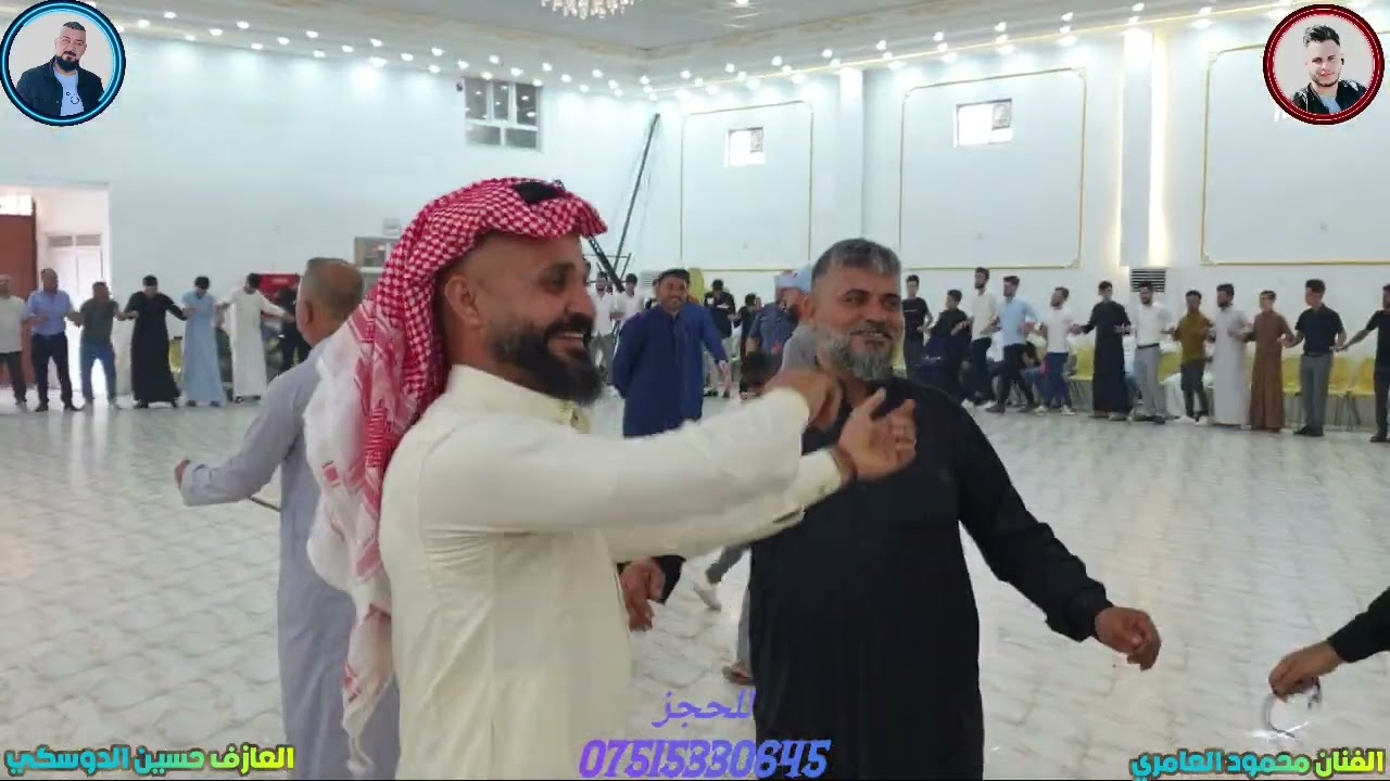 اجيت انه عل وعد _حفله حمودي اكرم الفنان محمود العامري والعازف حسين الدوسكي