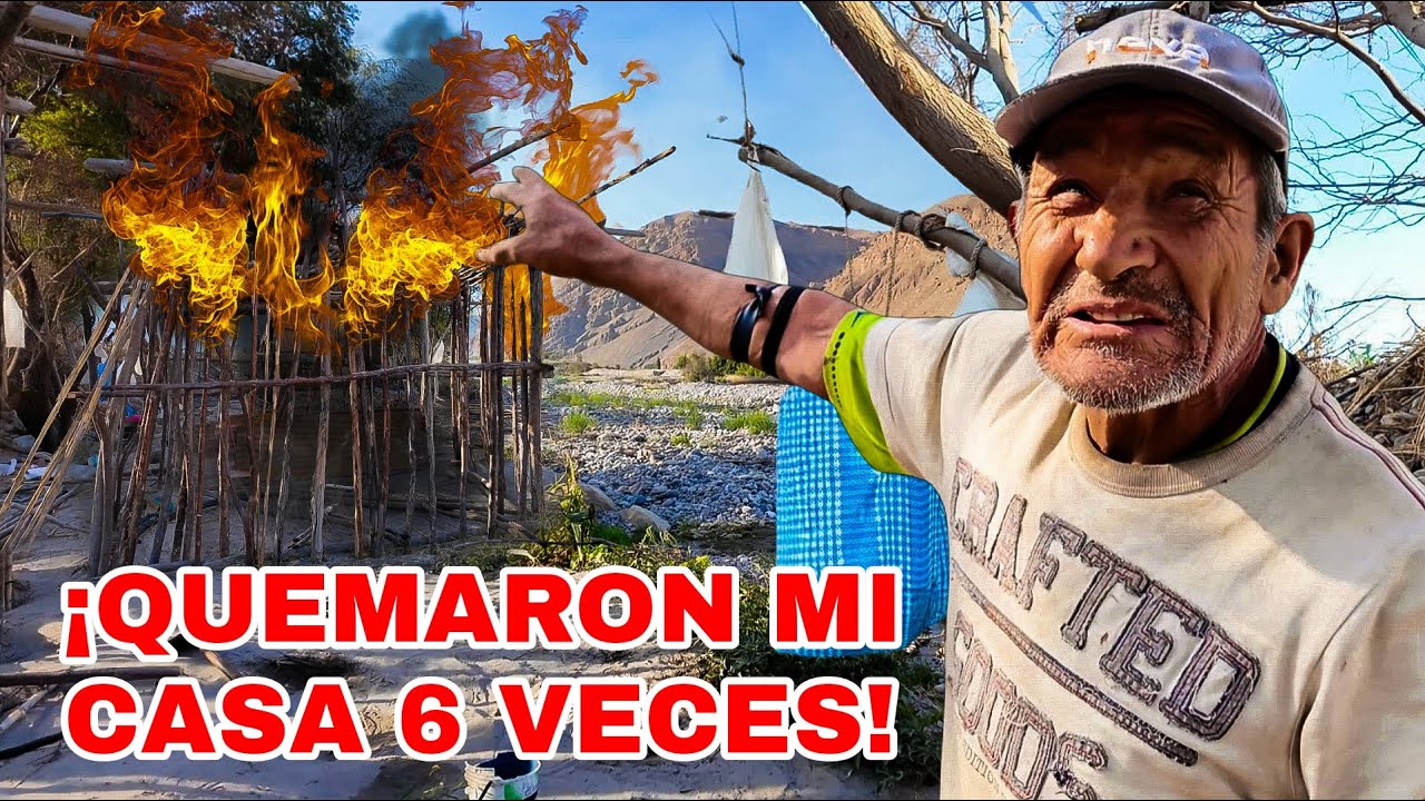EL FUEGO le quitó TODO, tiene 83 años y afronta una CRUEL REALIDAD: ser EXILIADO de su HOGAR