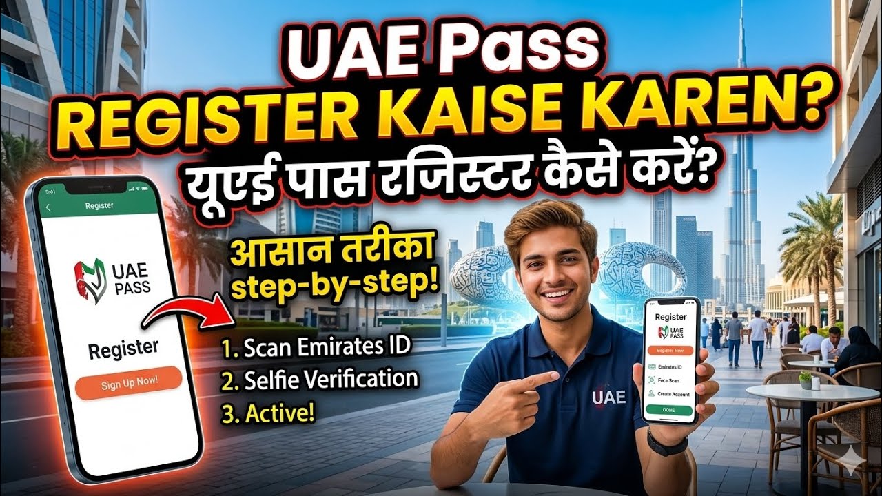 UAE PASS Registration 2026 | How to Register UAE PASS Step by Step (Full Guide)