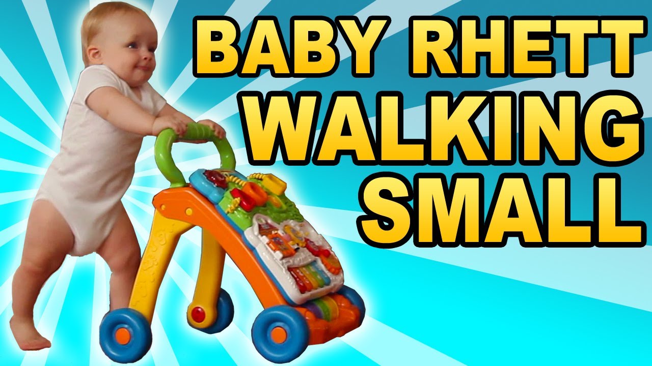 Baby's First Steps (with a Push Toy!)