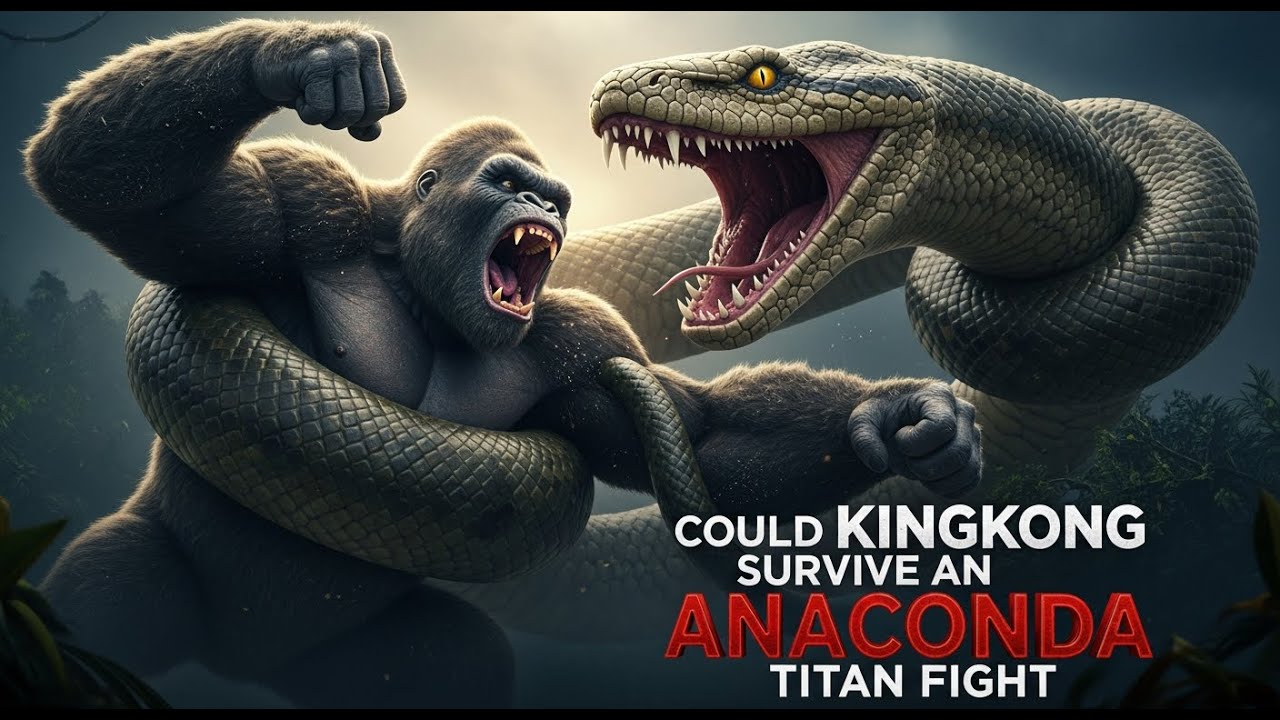 King Kong vs. Giant Anaconda: The Ultimate Jungle Showdown!