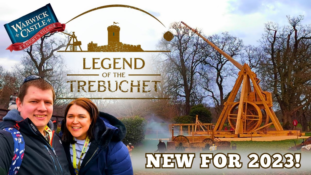 Warwick Castles BRAND NEW show for 2023 'Legend of the Trebuchet' | SNEAK PREVIEW VLOG!