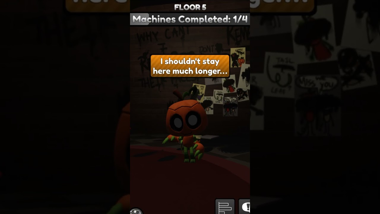 Secret message? Gourdy in Halloween map #shorts #dandysworld