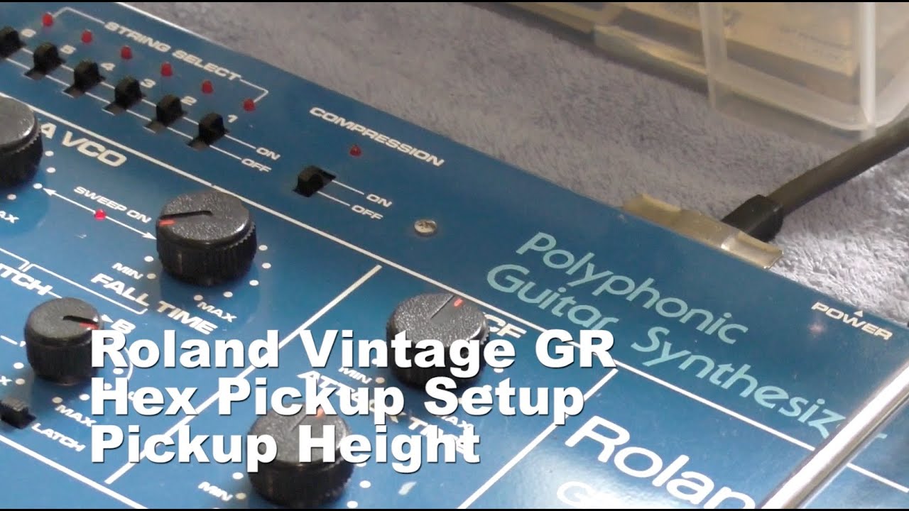 Roland Vintage Analog Guitar Synthesizer Adjustment Setup GR-300 G-303 G-808 Max Performance