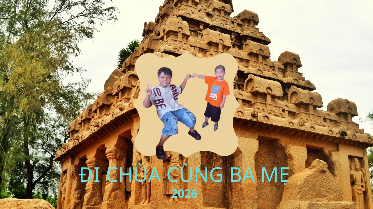 DUY TÂN ĐI CHÙA VỚI BA MẸ