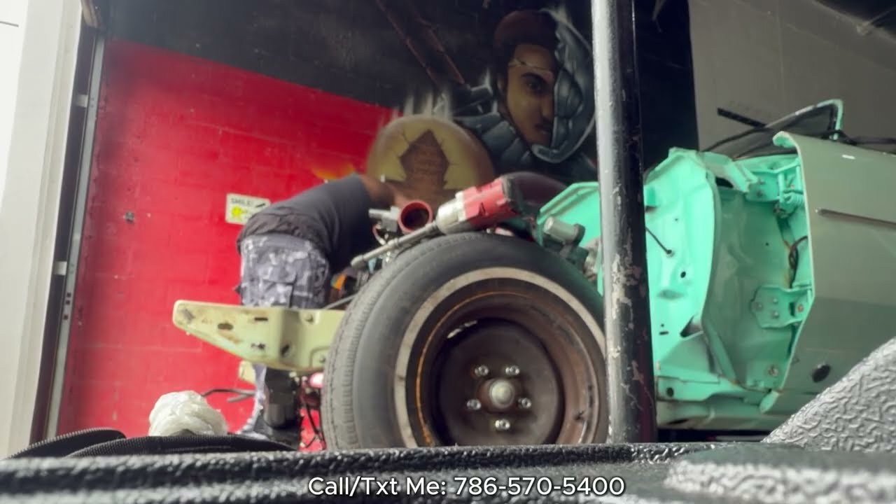 Taking Kodak Black's Motor Out His Chevy Donk