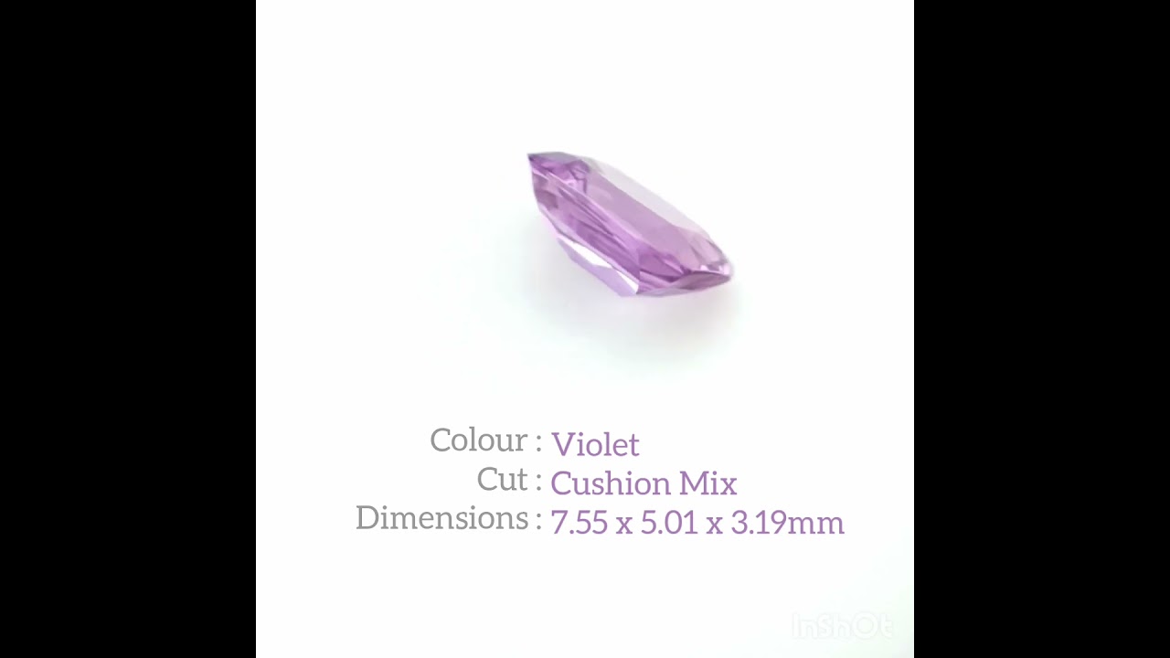 1.12CTS Unheated Deep Purple Sapphire #gorgeousgems #gemstone