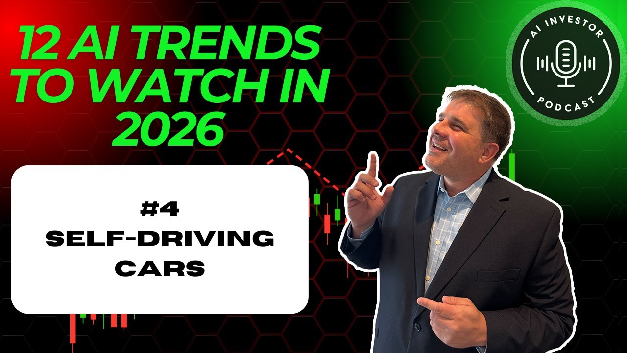 Главные тренды ИИ 2026 года: беспилотные автомобили | Акции TSLA, GOOGL, UBER, NVDA