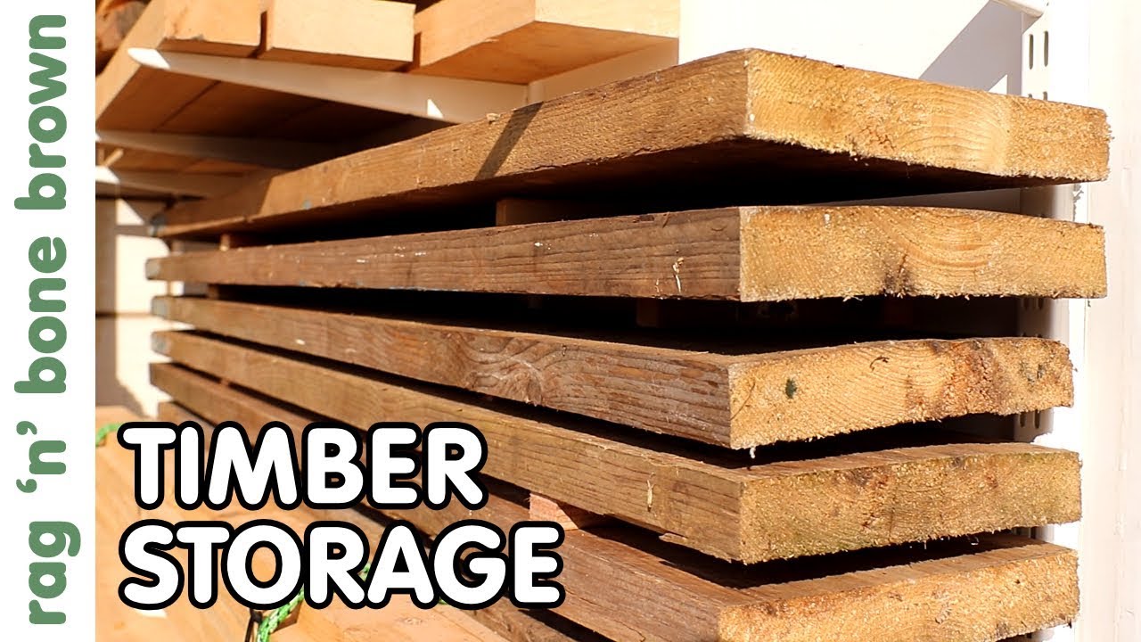 Timber Storage Rack & Finding Space For All My Wood!