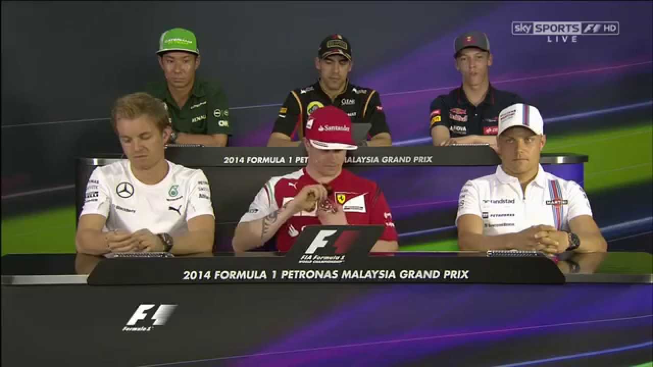 Formula1 2014 Malaysia Drivers Press Conference