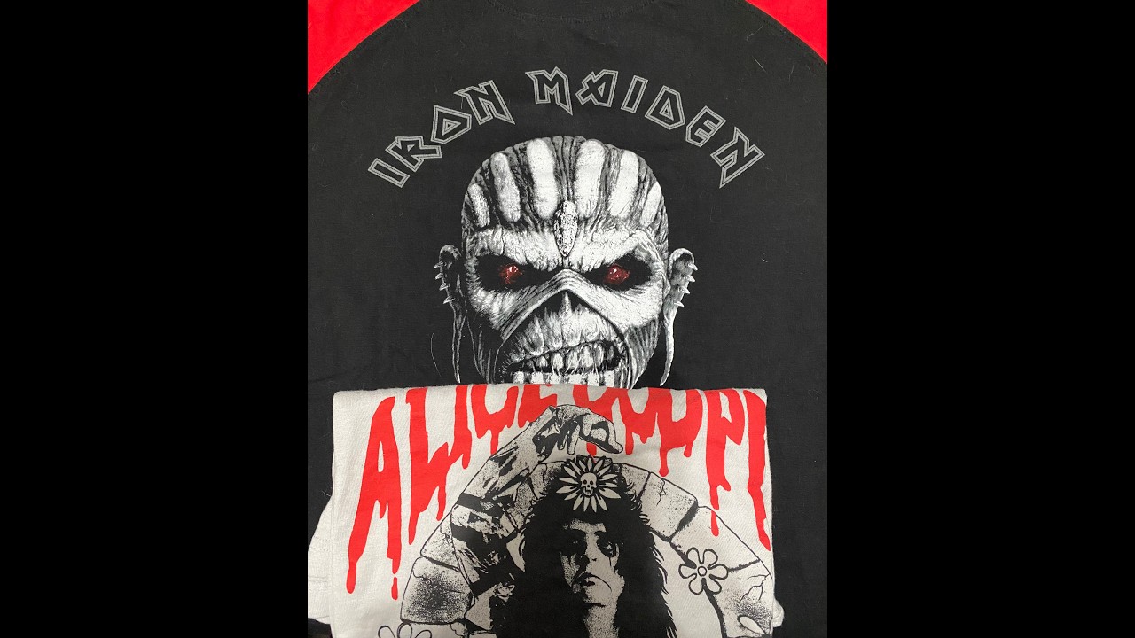 Tour Shirt Tuesday: Ep.1- Iron Maiden, Aerosmith, KISS & More.....