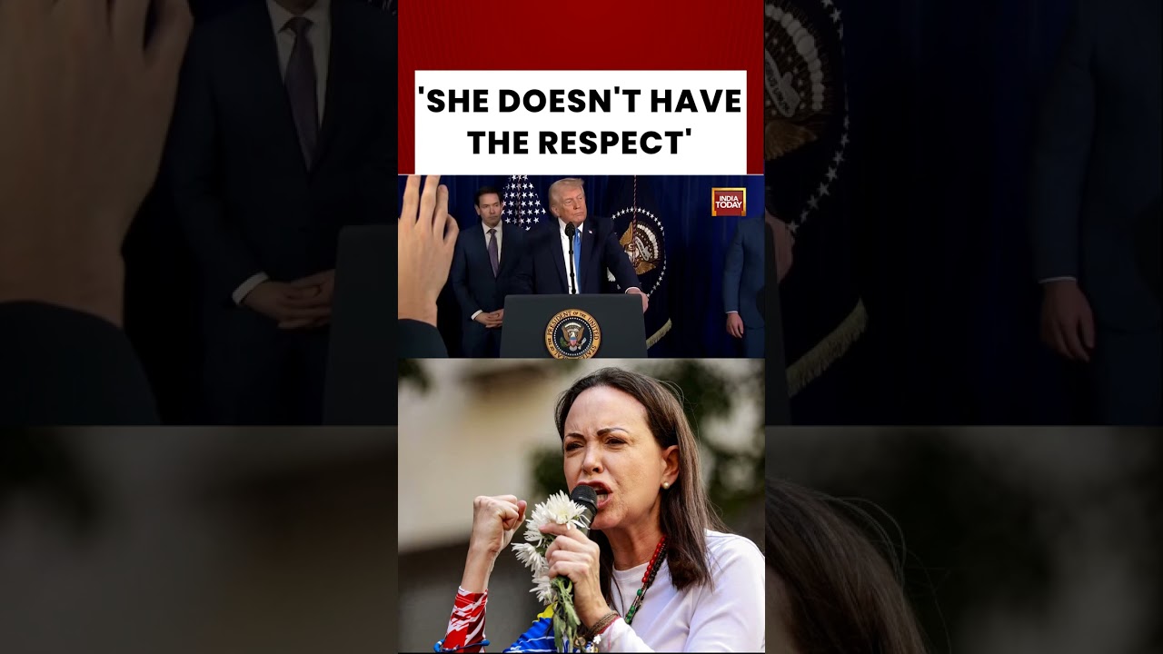 'Nice Woman But She Doesn't Have The Support': Trump On Venezuelan Opposition Leader Machado