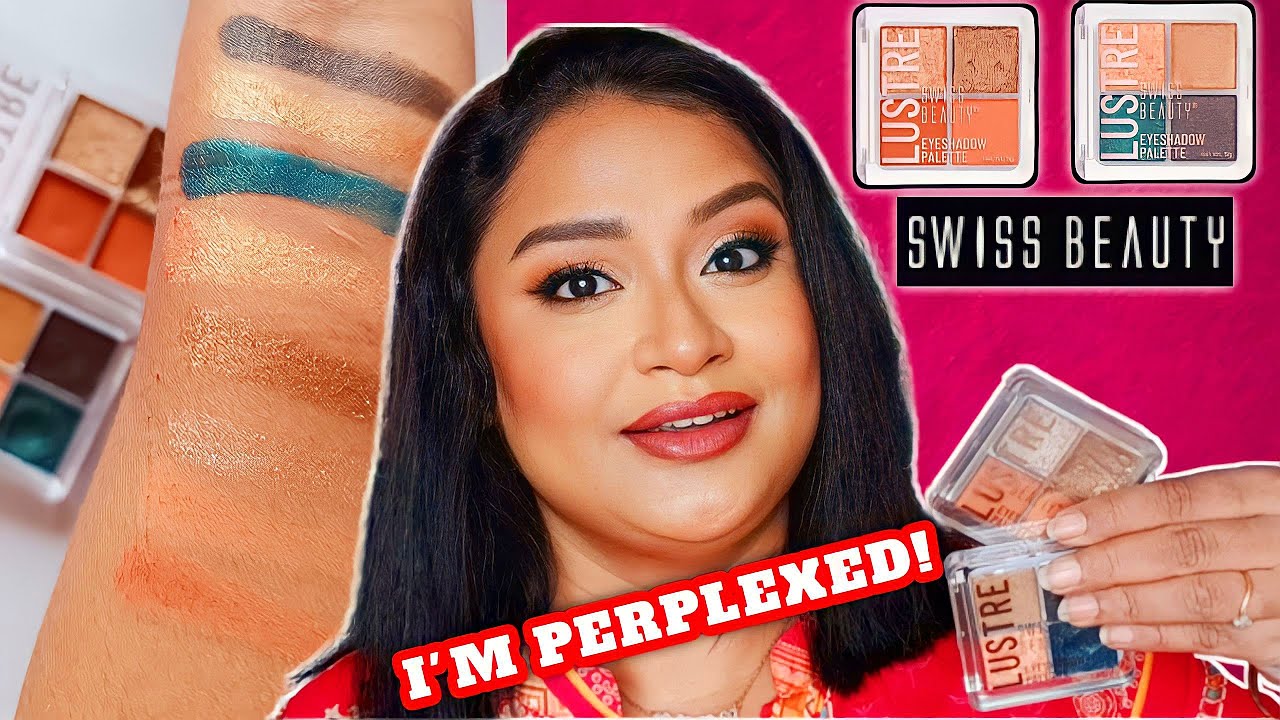 *НОВИНКА* Тени для век Swiss Beauty Lustre | Первое впечатление с демонстрацией #swissbeauty #unsponsored
