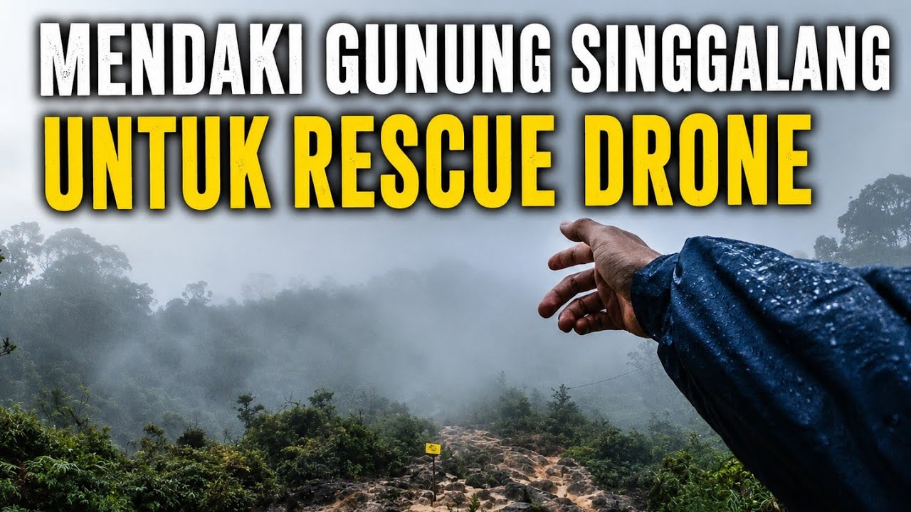 PENDAKIAN GUNUNG SINGGALANG VIA PANDAI SIKEK | Rescue Drone Jatuh
