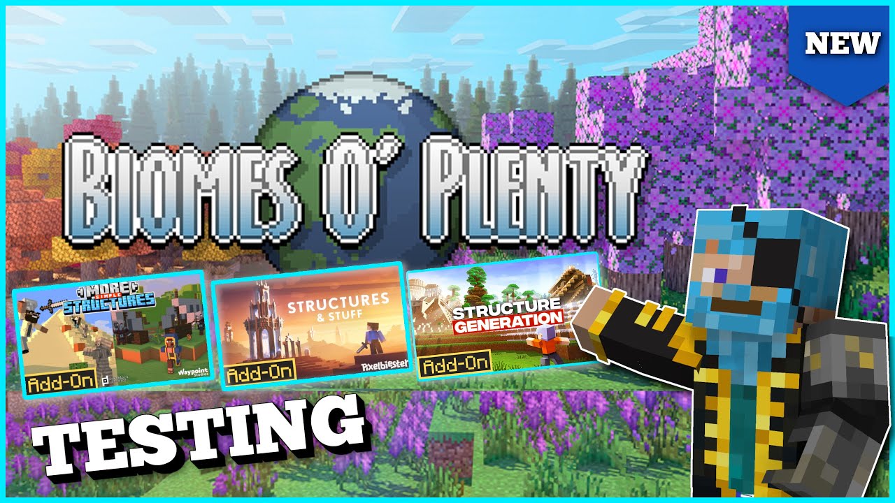Biomes O' Plenty x Structure Add Ons ¦More Simple Structures¦Structures & Stuff¦Structure Generation