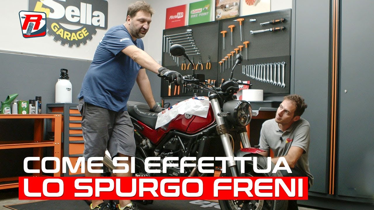 InSella Garage. Lo spurgo freni moto