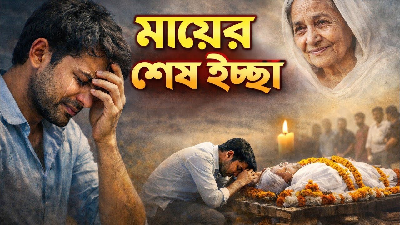 মায়ের শেষ ইচ্ছা – মৃত্যুর আগে মায়ের শেষ কথা শুনে কেঁদে ফেলবে সবাই | Emotional Bangla Audio Story