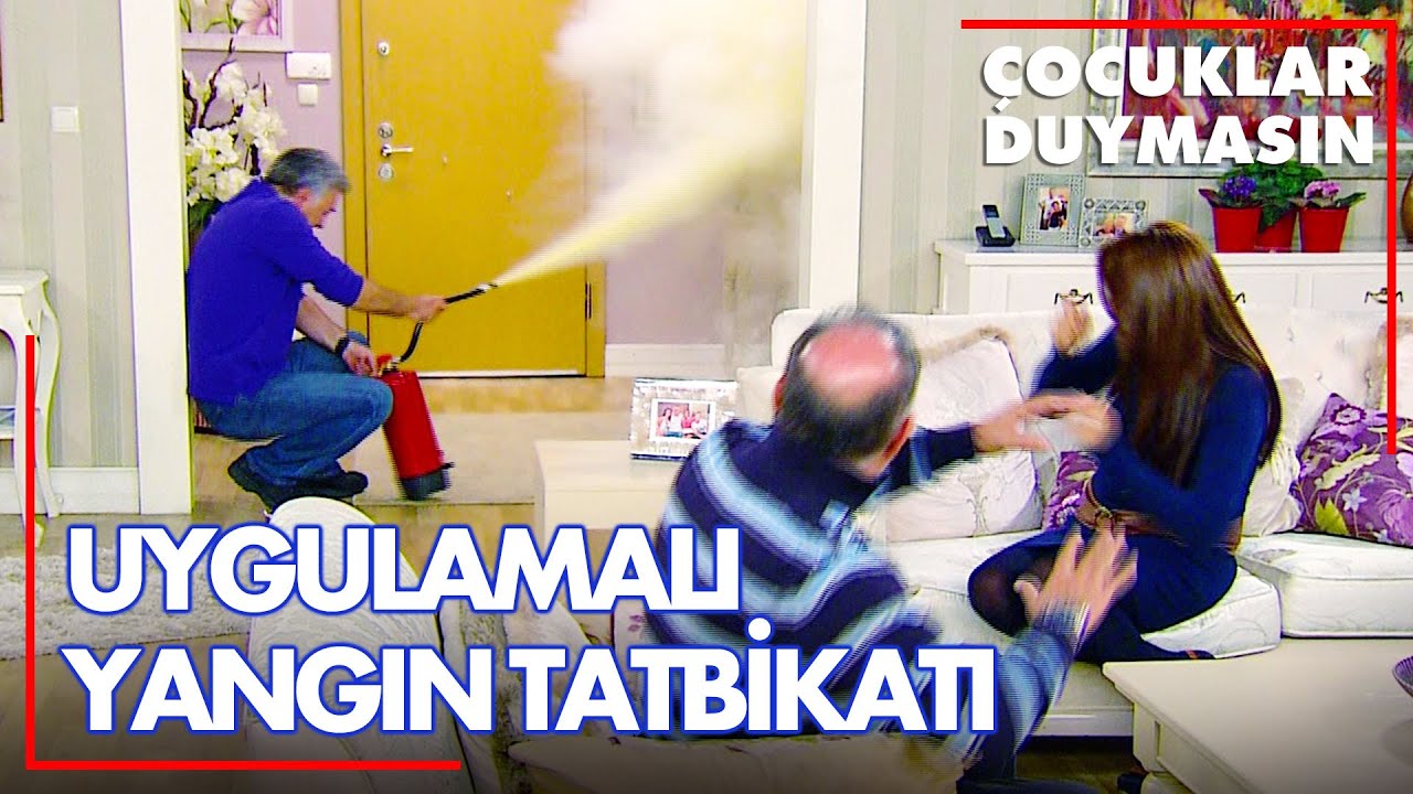 Haluk'un yangın söndürme tüpüyle imtihanı - Çocuklar Duymasın