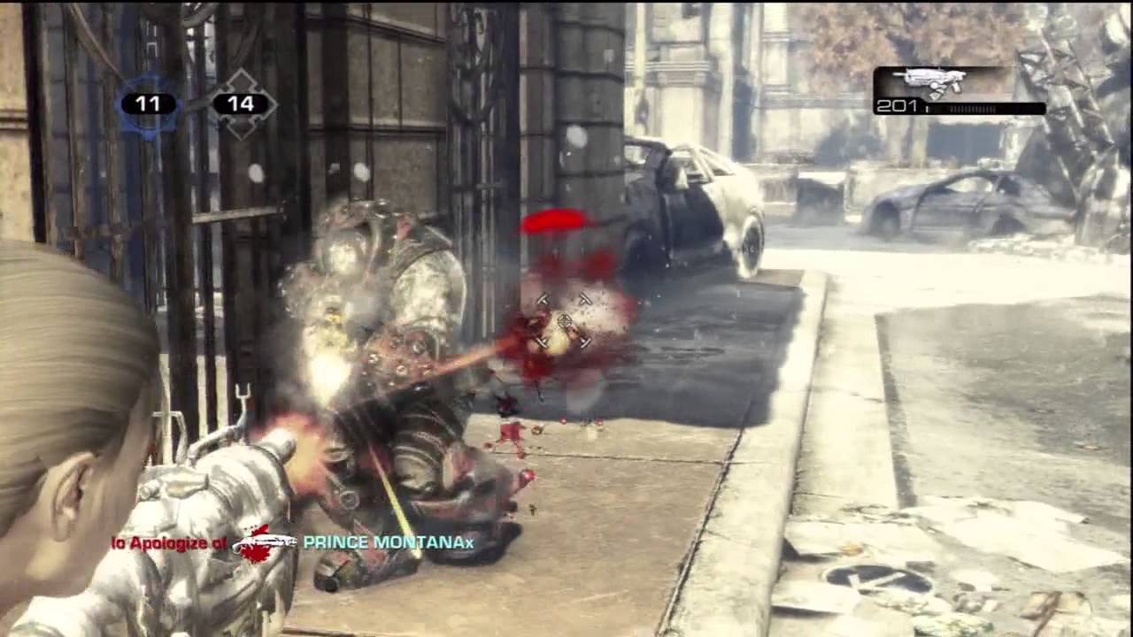 Gears of War 3 - Spazzing with a Hammerburst